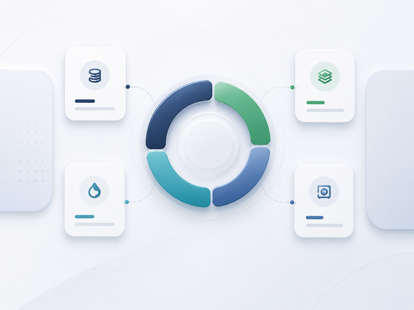 Portfolio strategy and allocation visual